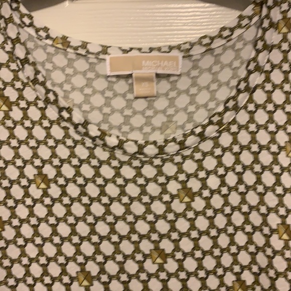 Michael Kors asymmetrical printed top, XS - Picture 3 of 4